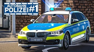 AUTOBAHNPOLIZEISIMULATOR 2 1 Nagelbrett auf der Autobahn  Autobahn Police Simulator 2 deutsch [upl. by Delcina]