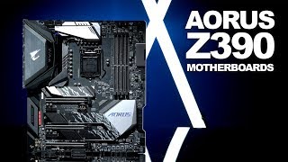 Newegg Insider Z390 Motherboards from GIGABYTE and Aorus [upl. by Ylrak]