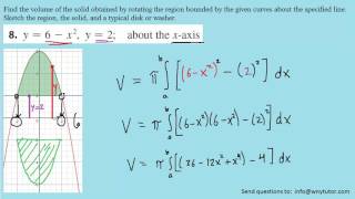 Stewart Calculus 8th Edition Solutions  Chapter 62 8 [upl. by Rubbico]