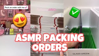 Small Business Check  TikTok ASMR Packing Orders Compilation ✨ [upl. by Enetsirk]