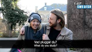 Easy Swedish 2  What do you study [upl. by Alyel600]