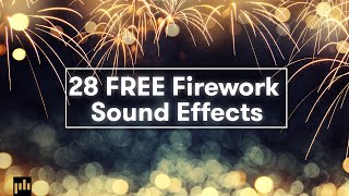 Download 28 FREE Firework Sound Effects SFX  PremiumBeatcom [upl. by Phylys404]