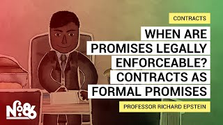 When are promises legally enforceable Contracts as formal promises No 86 [upl. by Juliano]