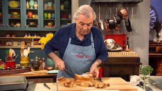 Jacques Pépin Techniques How to Carve a Roasted Chicken [upl. by Fretwell]