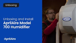 Unboxing amp Install  AprilAire Model 700 Humidifier [upl. by Salvadore]