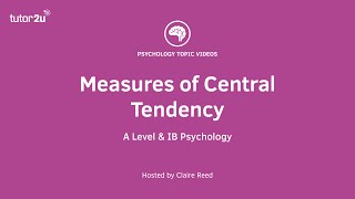 Research Methods  Measures of Central Tendency [upl. by Avah223]