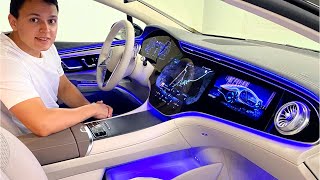 2022 Mercedes EQS 580  NIGHT Drive AMG FULL Review Interior Exterior [upl. by Schilt]