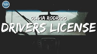 Olivia Rodrigo  drivers license Clean  Lyrics [upl. by Lehte]