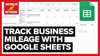 How to Calculate amp Track Your Business Mileage Automatically with Google Sheets [upl. by Ecirb]