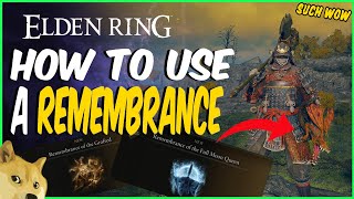 Elden Ring  What To Do With A Remembrance amp How To Duplicate them [upl. by Minnnie496]