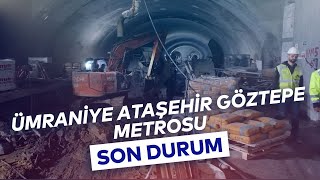 ÜMRANİYE ATAŞEHİR GÖZTEPE METROSU [upl. by Cohe]