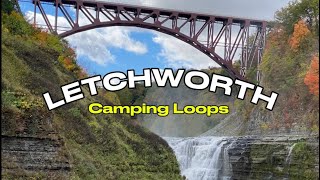 Letchworth State Park Camping Loop Tour [upl. by Ecinna794]