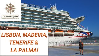 Canary Islands amp Portugal Cruise  PampO Cruises Azura [upl. by Nylanej625]