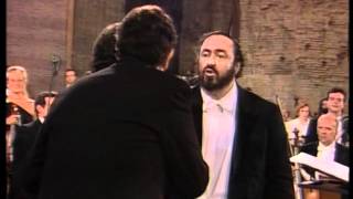 quotO Sole Mioquot Pavarotti Carreras Domingo  Rome 1990  DVD quality [upl. by Ardnot698]