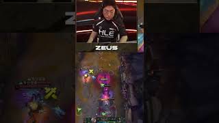 Zeus Tryharding vs T1 [upl. by Cornelius]