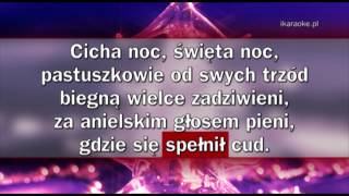 Kolęda  Cicha noc karaoke [upl. by Cruce]