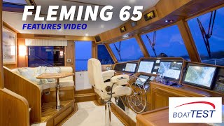 Fleming Yachts 65 2020  Features Video [upl. by Gregor]