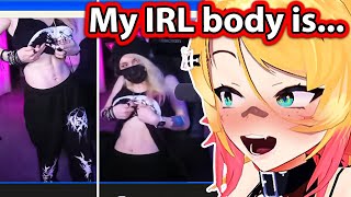 Chat Tricks Katie Into Revealing This About Her IRL Body Shes Super Toned [upl. by Ahsimrac]