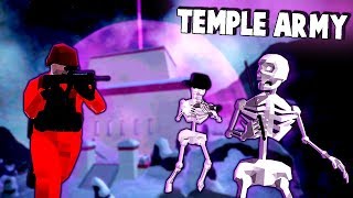 Mysterious TEMPLE of DOOM NEW Zombies Ravenfield New Update Gameplay [upl. by Zigrang]