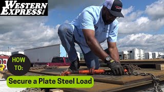 How to Secure a Plate Steel Load [upl. by Annawik533]