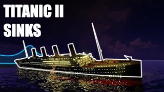 Titanic II Sinks  Tiny Sailors World  Roblox [upl. by Amabil]