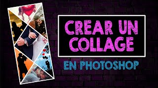 Cómo crear un Collage en Photoshop Tutorial FACIL [upl. by Lekcim466]