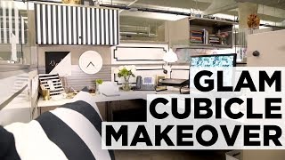 Hollywood Glam Cubicle Makeover  HGTV [upl. by Koffler]