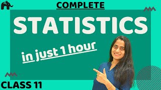 Statistics Class 11 Maths  in Hindi [upl. by Enier]