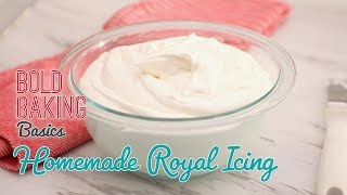 Easy Royal Icing for Cake Decorating  Gemmas Bold Baking Basics [upl. by Kuehnel]