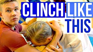 How To CLINCH FIGHT Like A Pro MMA Fighter [upl. by Sedrul]