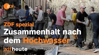 Hochwasser in Deutschland das Aufräumen nach der Flut beginnt I ZDF spezial [upl. by Natam]