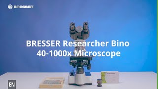 BRESSER Researcher Bino 401000x Microscope [upl. by Asselam]