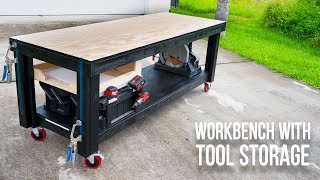 How to make A Workbench  DIY WOODWORKING [upl. by Hoashis]