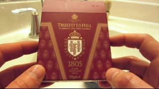 Truefitt and Hill Shaving Soap Lather Review [upl. by Eelam854]