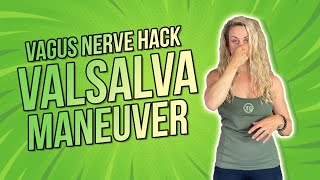 Vagus Nerve Hack  Valsalva Maneuver [upl. by Akapol113]