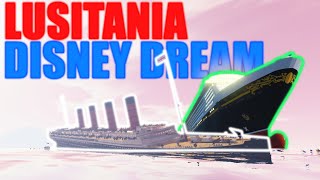 Lusitania and Disney Dream  Tiny Sailors World  Roblox [upl. by Aretse]