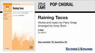 Raining Tacos arr Andy Beck – Score amp Sound [upl. by Nage]