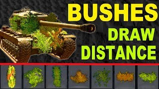 🔧 Camouflage Guide in War Thunder  Bushes visibility mechanics explained [upl. by Vedis]