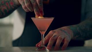 How to make an Absolut Cosmopolitan Cocktail  Recipe [upl. by Orferd]