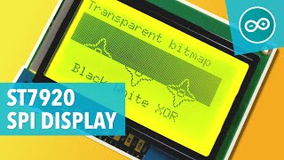 LCD DISPLAY 128x64 ST7920 GRAPHIC SPI  Arduino tutorial 16 [upl. by Golightly]