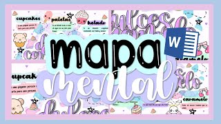 Mapa Mental Bonito en WordFernanda🌺 [upl. by Ainoloppa669]