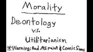 Deontology vs Utilitarianism [upl. by Acissaj]