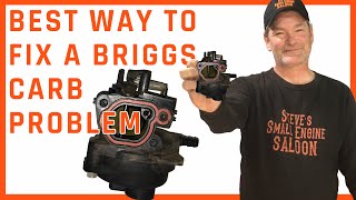 Easiest Way To Fix A Common Briggs Plastic Carburetor Problem [upl. by Romilly]