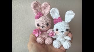 Teje conejo amigurumis by Petus English subtitles [upl. by Debbee]