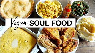 How To Make VEGAN SOUL FOOD Tasty AF 😋 [upl. by Nnaeirb]