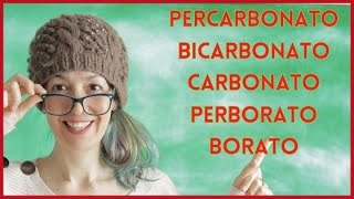 😲 Bicarbonato carbonato percarbonato borax¿SON LO MISMO ¿PUEDEN SUSTITUIRSE 😲 [upl. by Henig]