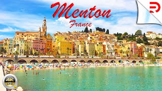 Menton  France  Exploring the Rivieran Resort From Menton to Menton Garavan Station  4K  UHD [upl. by Eeneg]