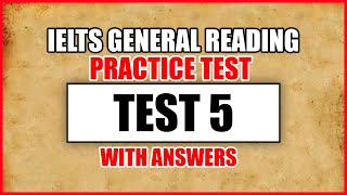 IELTS READING TEST  GENERAL MODULE  with ANSWERS  19112019 [upl. by Carthy568]