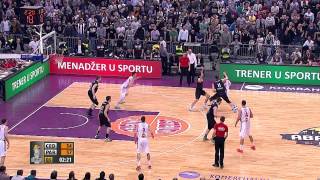 Highlights Cedevita  Partizan NIS 2542014 [upl. by Sioux792]