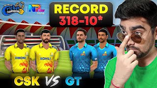 RECORD CSK 31810 Vs GT NPL 2024 WCC3 Expert Mode [upl. by Hniht26]